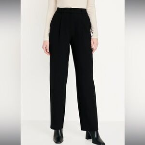 Old Navy Extra High-Waisted Pleated Taylor Trouser Suit Pants for Women